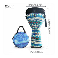 African Djembe Drum Includes Carry Bag Tunable Djembe for Beginners, Students