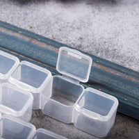 28 Grid Organizer Box Portable Bead Storage Container Multi-Purpose for Crafting