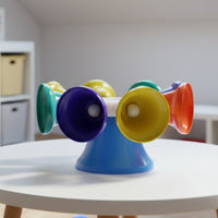 8 Tone Rotating Bell Educational Revolving Melody Bells Bright Colors