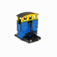 Static Shunting Locomotive Model Black Roof HO Scale Model Railroad Locomotive