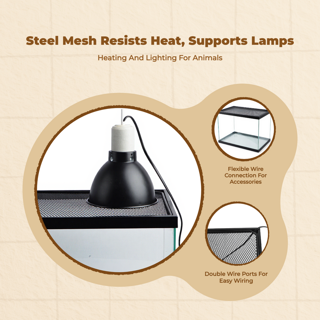 Turtle mesh cover prevents escapes