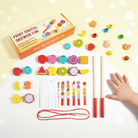 Fruit Lacing Beads Set Logical Thinking Child-Centered Pattern Matching Blocks
