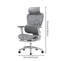 Ergonomic Mesh Office Chair Polished Metal Highspine Mesh Chair Sturdy-Duty