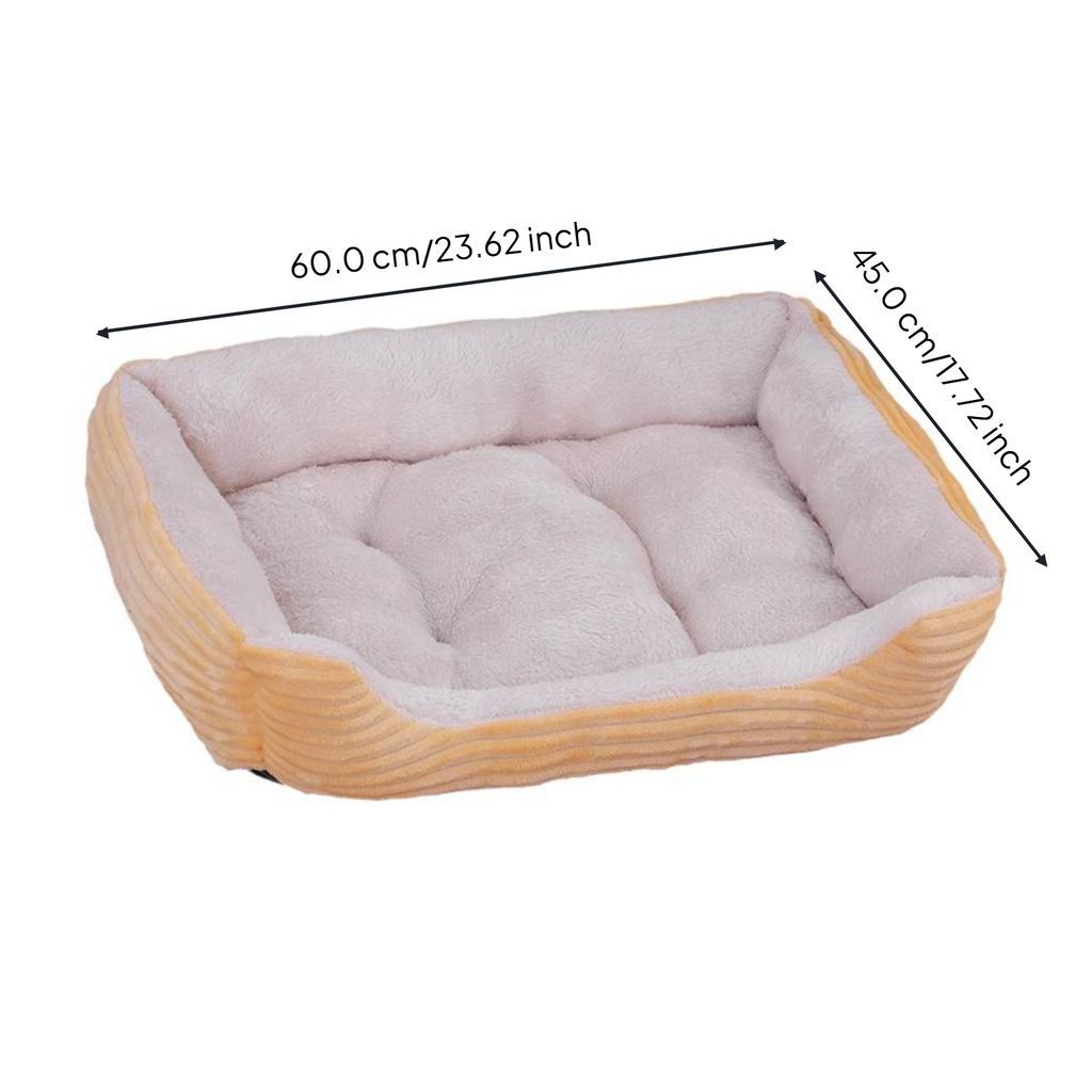 Plush Dog Bed Mat, Non-Slip, Washable, All-Season Comfort
