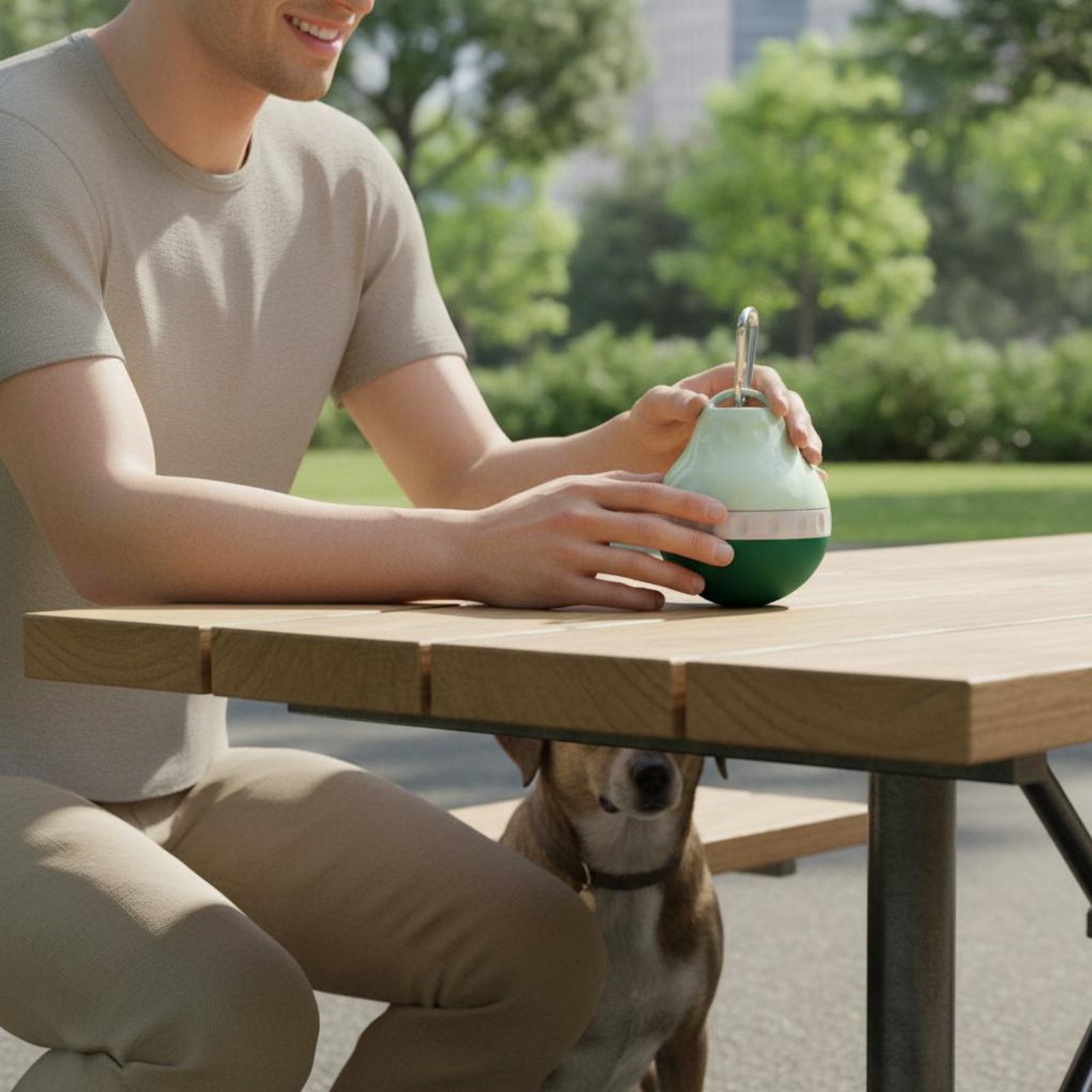 Portable Dog Water Bottle Food-Grade Outdoor Pet Water Dispenser Car Cup Holder Friendly Outdoor Pet Drinker for Dogs, Cats, Walking