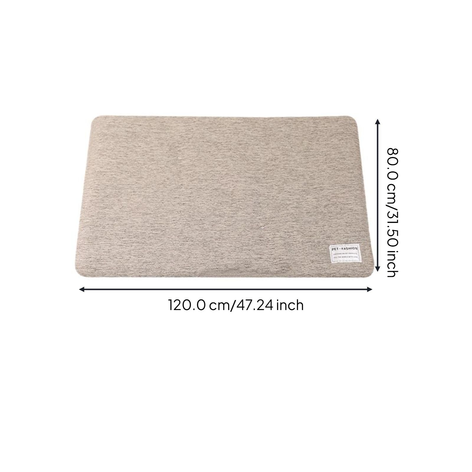 Dog Bed Mat, Winter Warm Kennel Pad, Soft cleanable Pet Sofa, Suitable for Small, average, and Large Dogs and felines