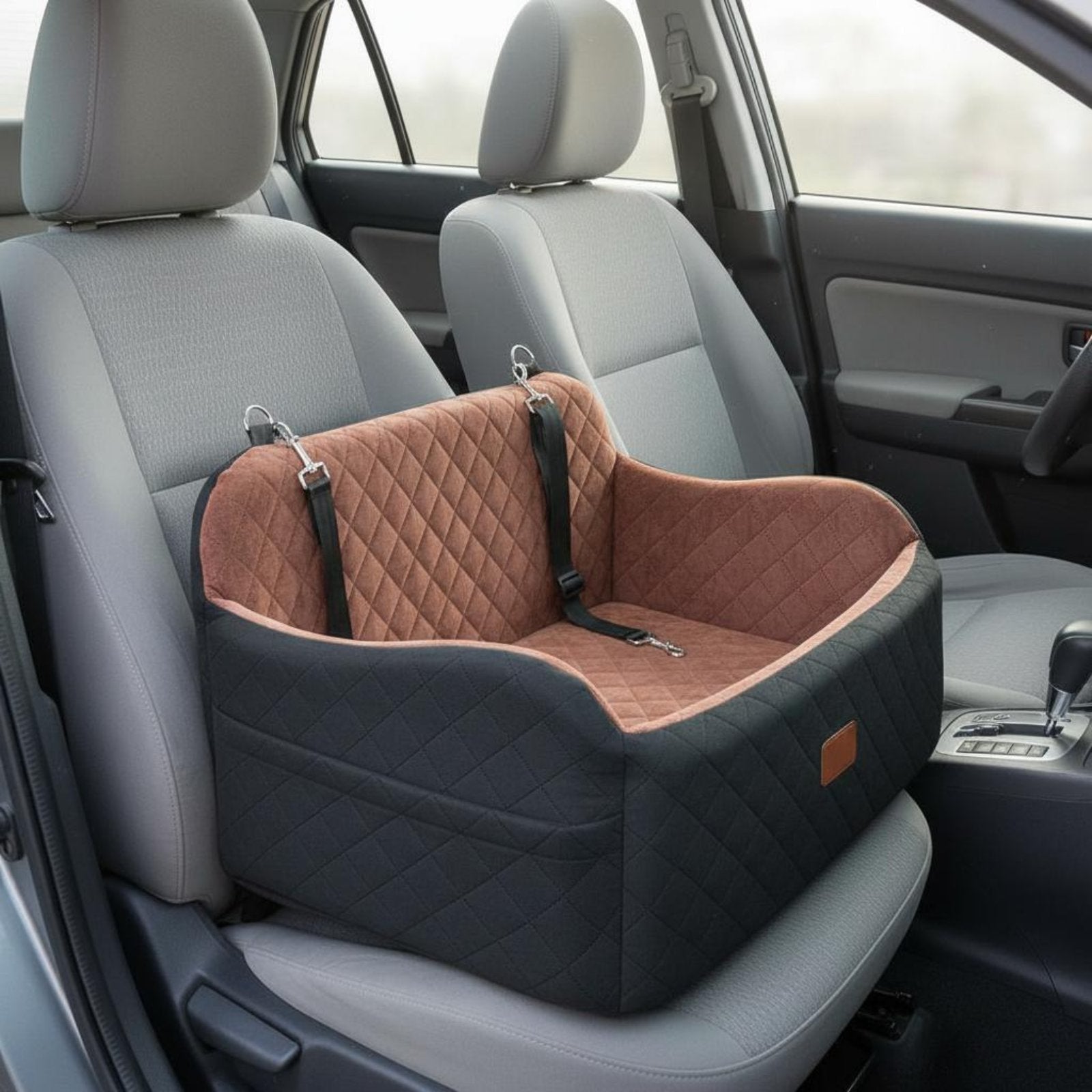 Dog Soft Textile Car Dog Bed Firm Sponge Travel Companion for Dogs