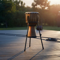 Hand Drum Stand Foldable Adjustable Drum Stand Rubber Feet Instrument Support