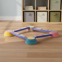 Balance Bridge Set Indoor Outdoor Use Sensory Training Board Sturdy Kids Toy for Classroom