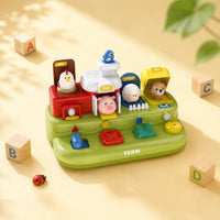 Farm Press-and-Release Toy Molded Plastic Creature Press-and-Release Toy