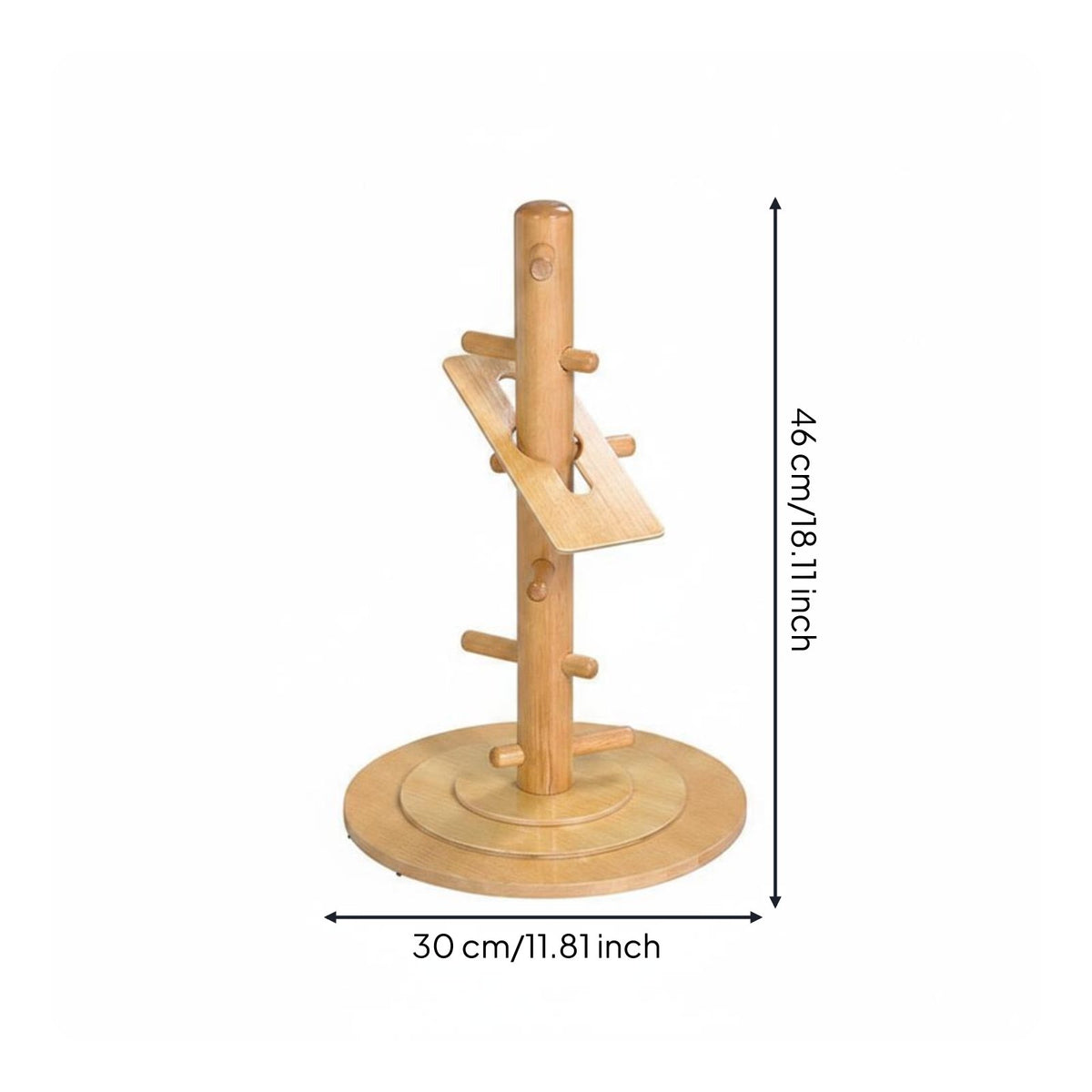 OT Training Set Rehabilitation Exercise Wooden Hoop Toss Board Motor Skills Practice Hoop Toss Board for Adults, Kids, Therapeutic Facility, School