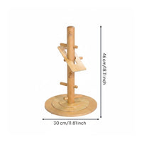 OT Training Set Rehabilitation Exercise Wooden Hoop Toss Board Motor Skills Practice Hoop Toss Board for Adults, Kids, Therapeutic Facility, School
