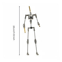 Stop Motion Armature Sturdy Steel Model Skeleton Easy Assembly for Hobby Makers