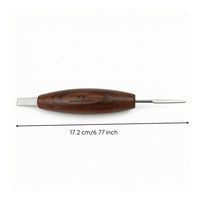 Piano Key Burnisher Metal Ends Wooden Burnisher Tapered Handle