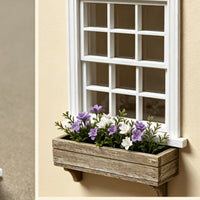 Miniature Window Frame Flat Base Dollhouse Model Window Lightweight Home Decoration