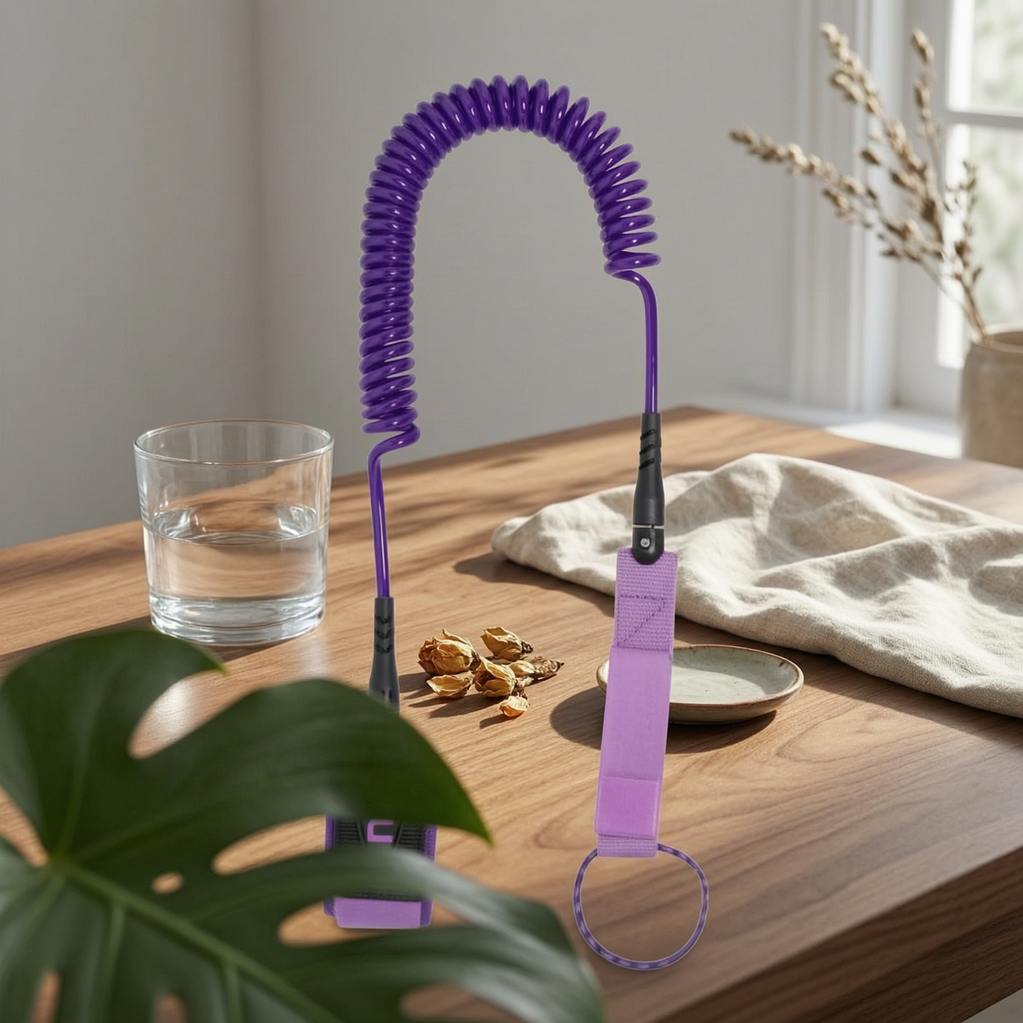 Waist Paddle Board Leash Lightweight Quick Release Waist Leash Portable