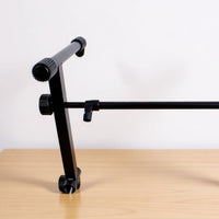 Double Tier Keyboard Stand Heavy Duty Double Keyboard Stand Portable 2-Tier Synthesizer Rack for Artists