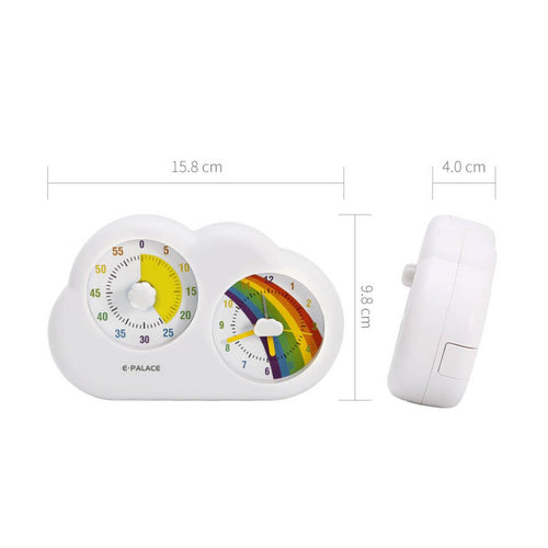36 Pieces Cumulus Timer Timepiece Snooze Study Aid Noiseless for Desk