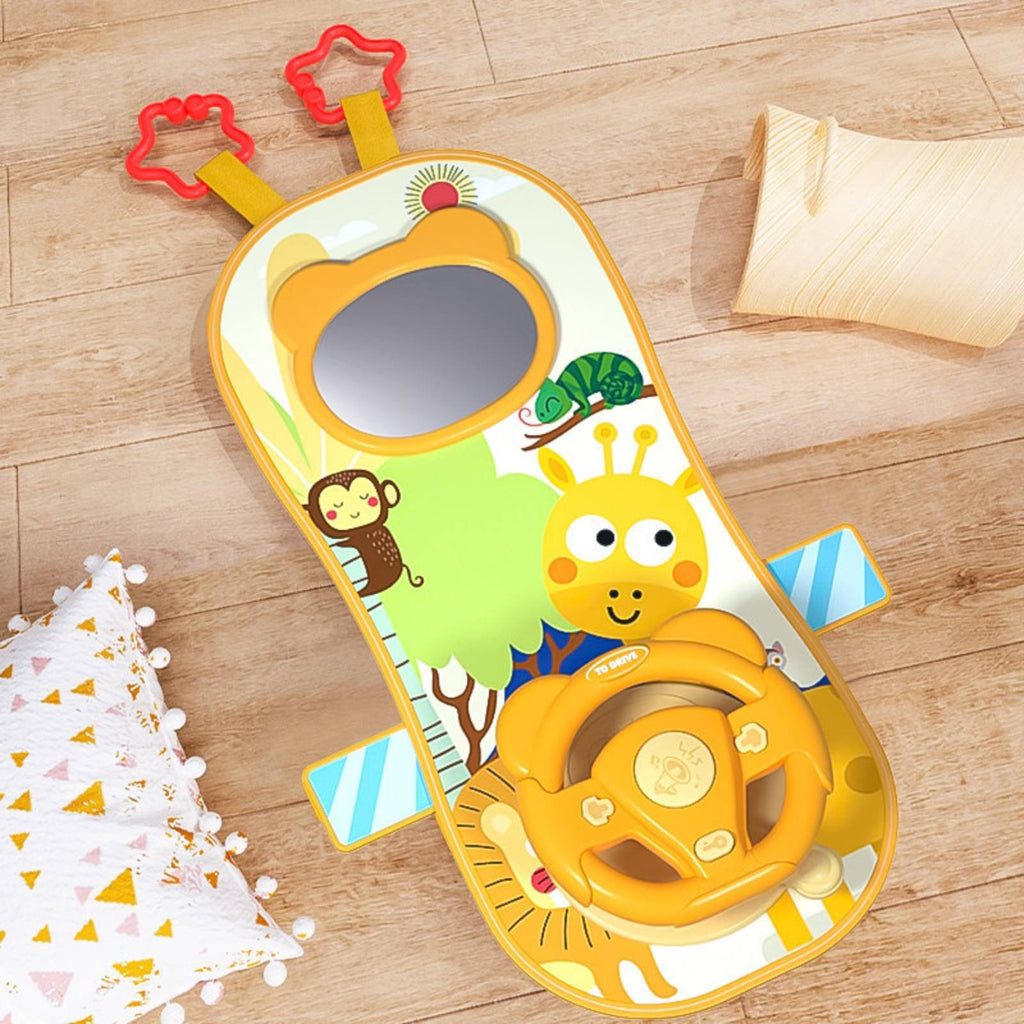 Baby Steering Wheel Toy Music Interactive Steering Wheel Toy Pretend Play