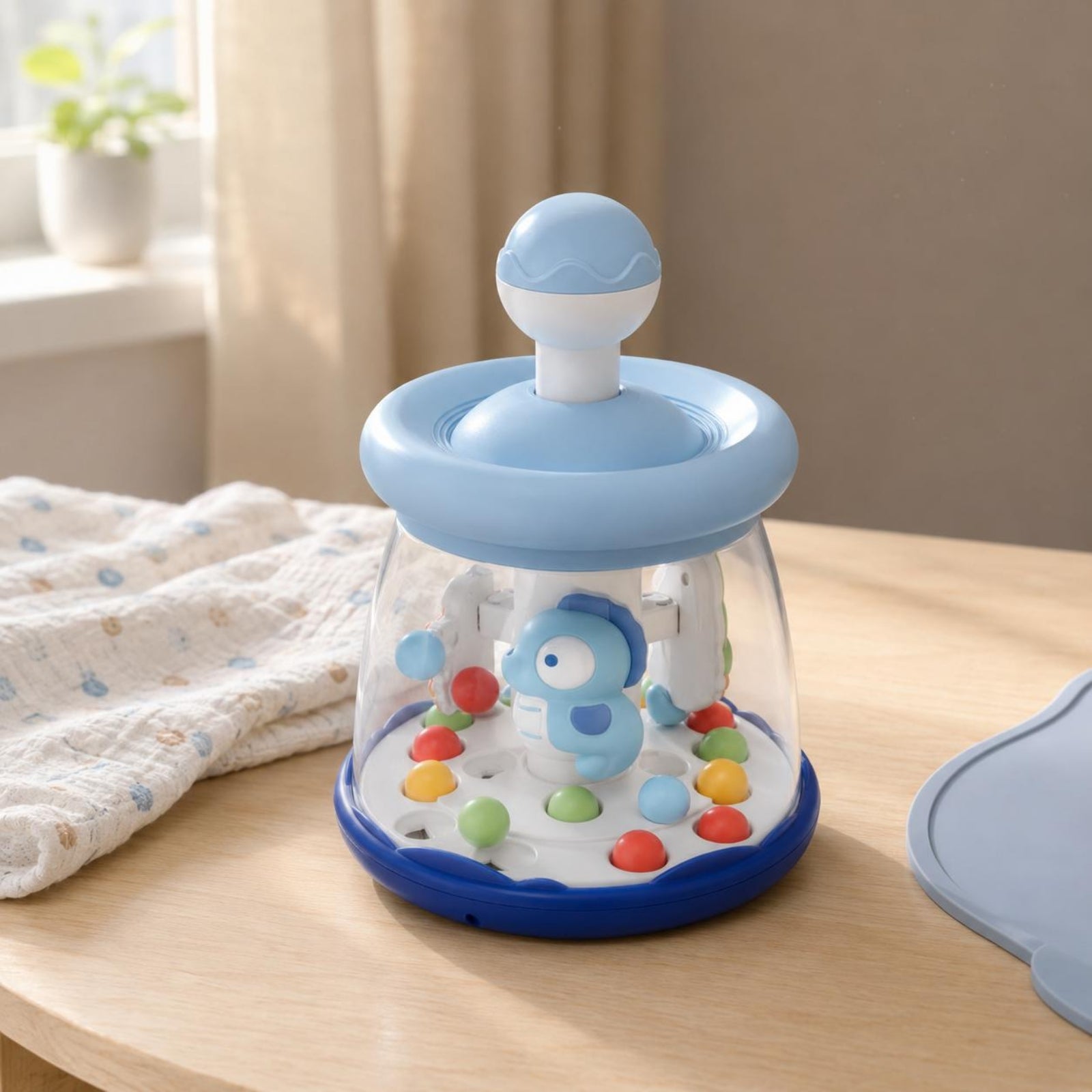 Press-Androtate Toy Colorful Balls Baby Toy Fine Movement Skills for Infants