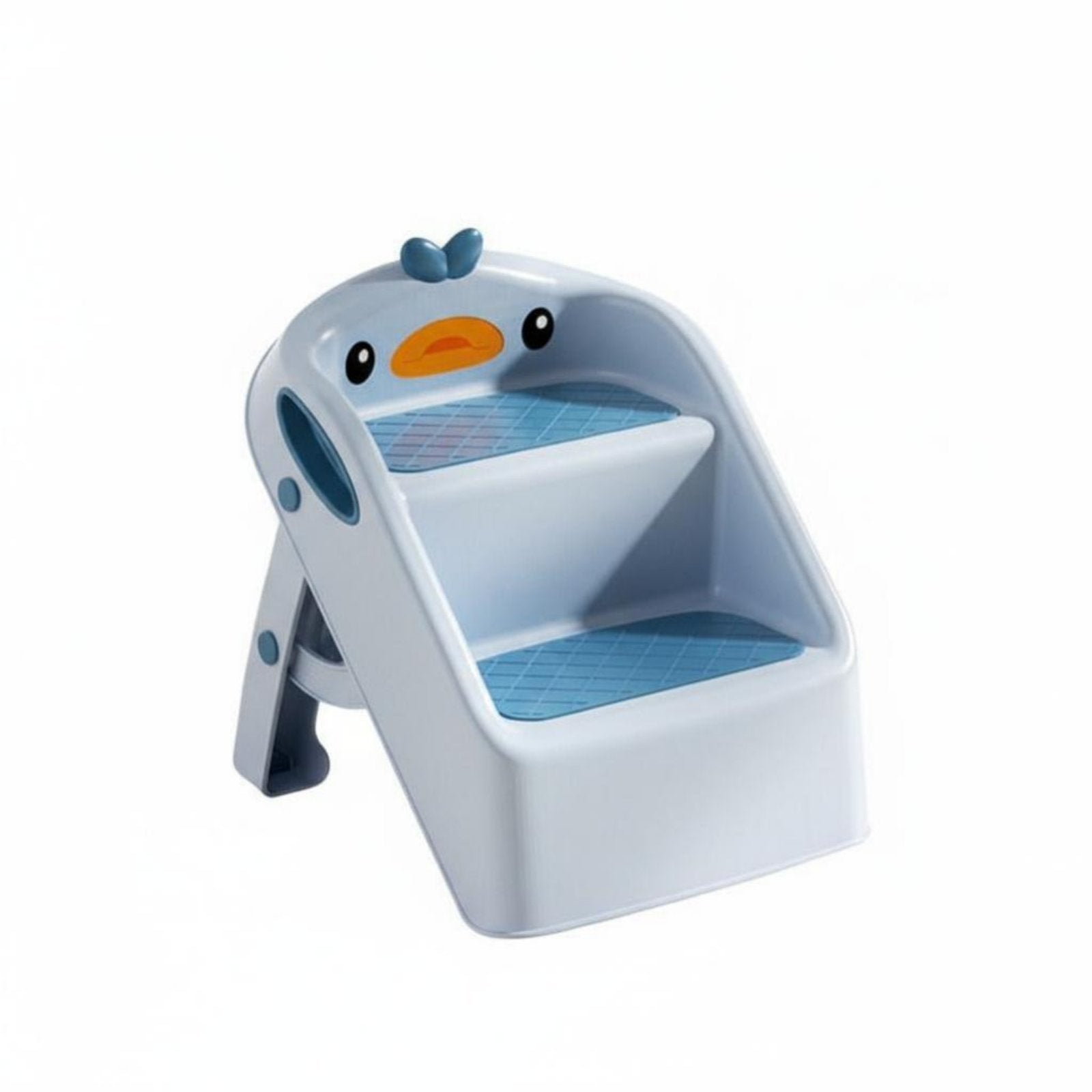 2-Step Standing Aid Sturdy Construction 2-Step Duck Stool Promotes Independence