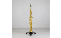 Foldable Trumpet Stand Sturdy Metal Legs Portable Clarinet Holder Rubber Caps