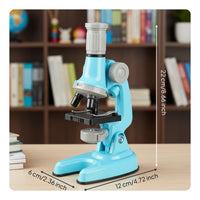 1200x Zooming Device Toy Educational Optical Zooming Device Set Carrying Case Science Experiment Kit for Study Desk