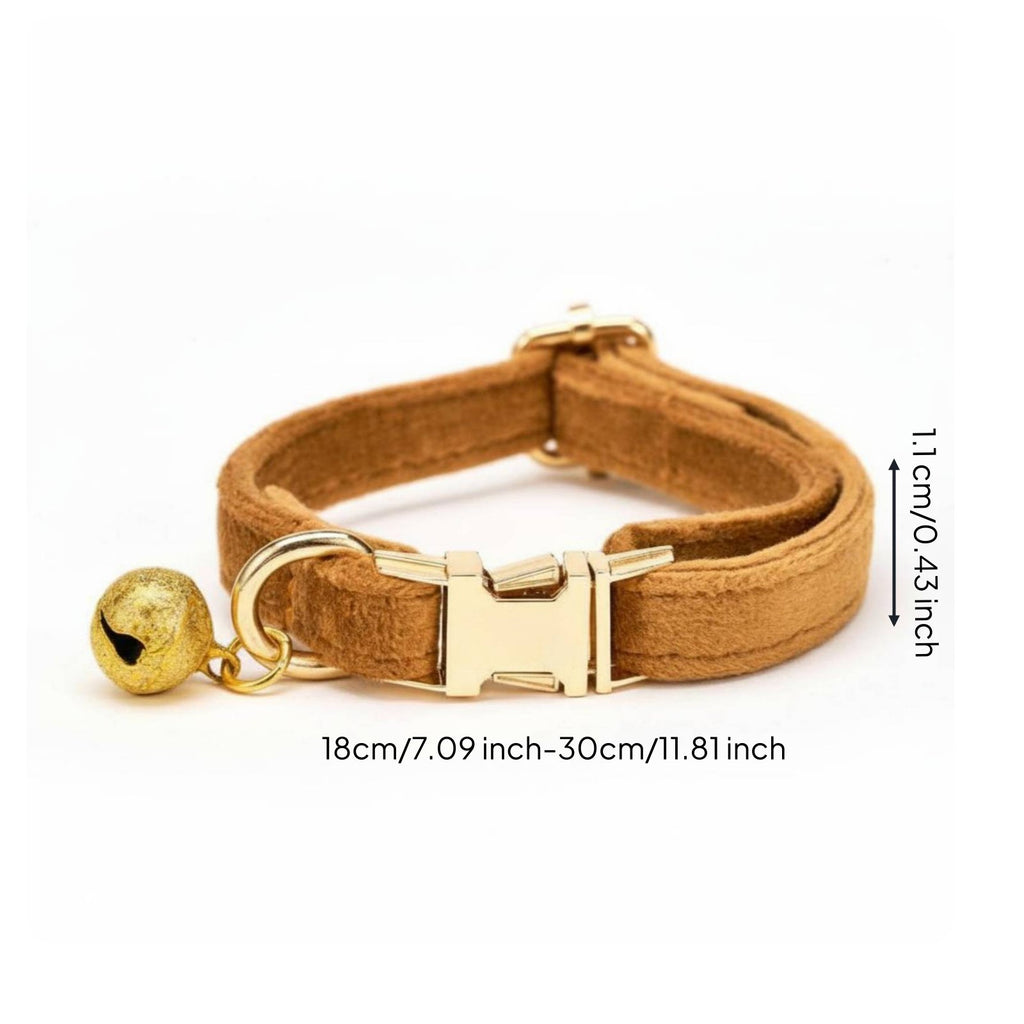 Soft Cat Collar Adjustable Size Pet Accessory for Cats, Small Dogs