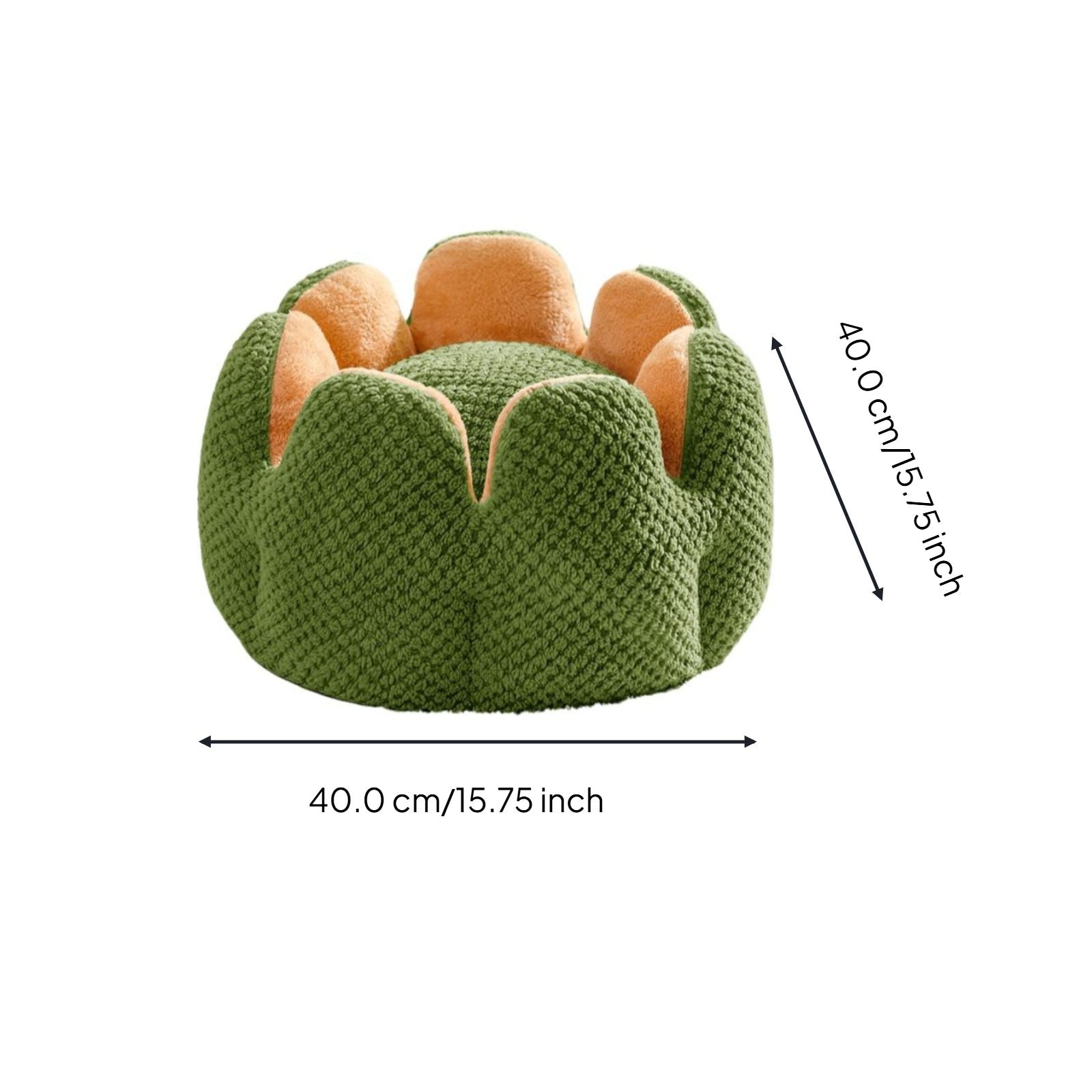 Self-warming cat bed, removable pad