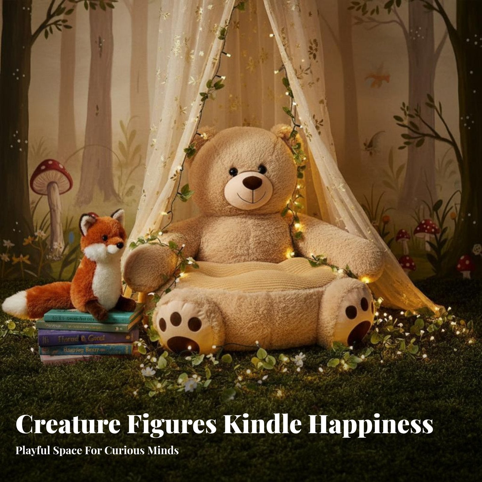 Creature Character Armchair Soft and Comfortable Seating Accessory