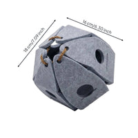 Foldable Felt Cat Toy Interactive Play Pet Supply Easy to Clean for Indoor