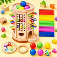 Wooden Stick Balance Game Interactive Kids Plaything Early Learning for Children