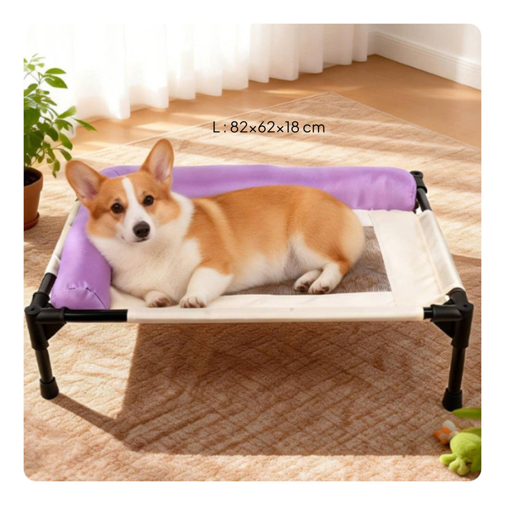 Elevated Dog Cot Washable Elevated Dog Bed Detachable for Small Dogs