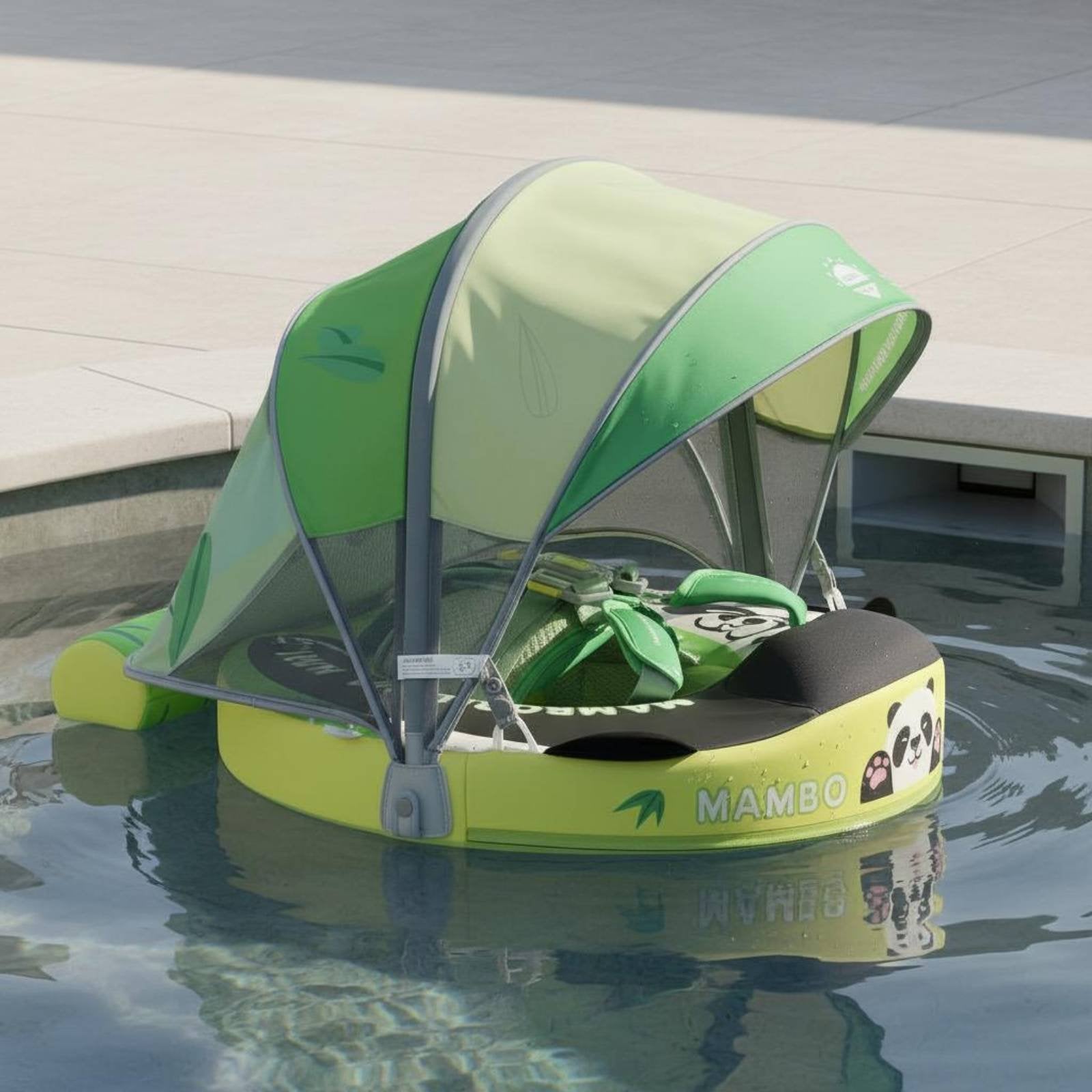 Infant Buoy Float with Sun Cover Portable Travel Design for Babies