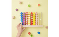 Fruit Bead Toy Double Player Color Matching Bead Board Hand-Eye Coordination