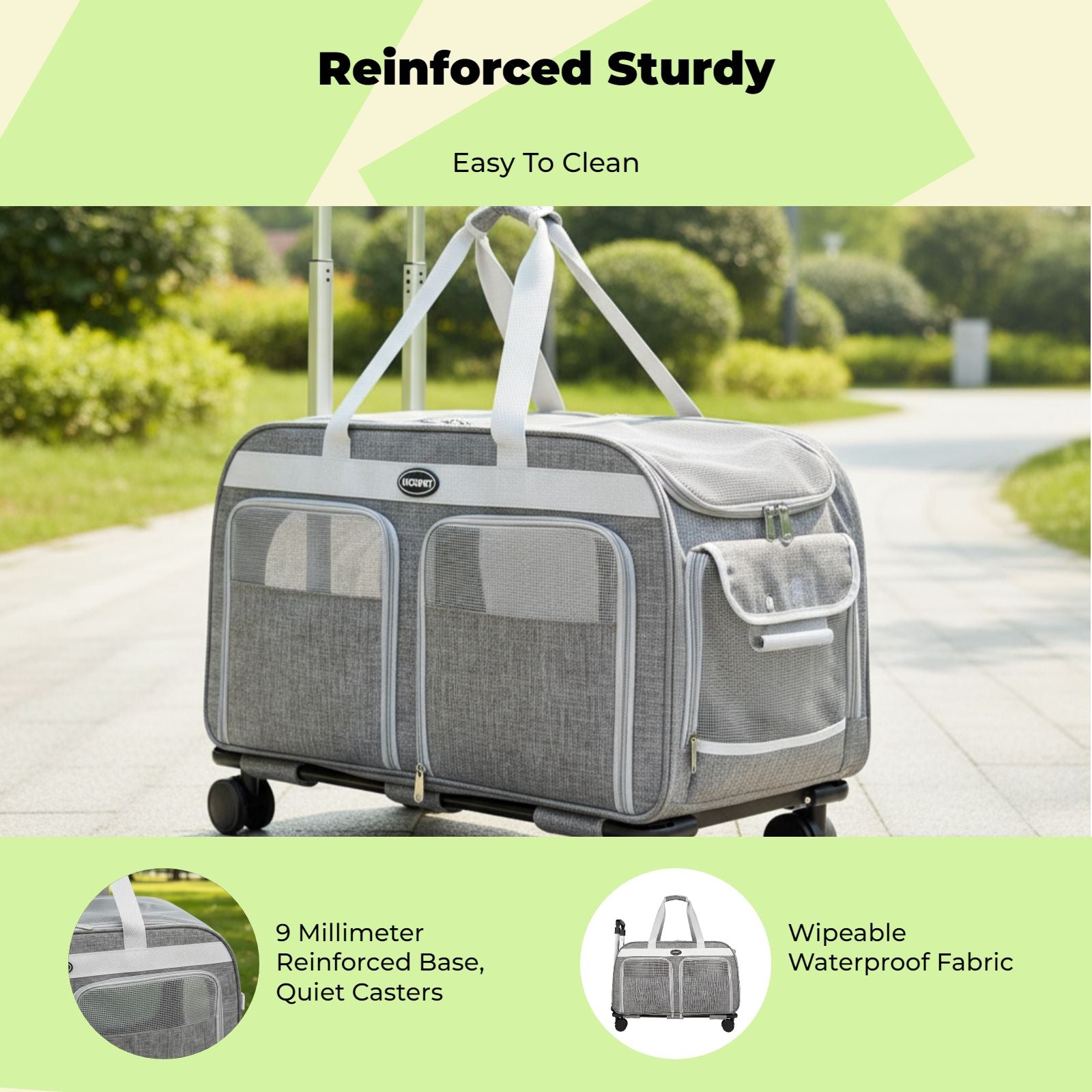 Breathable pet trolley, lightweight
