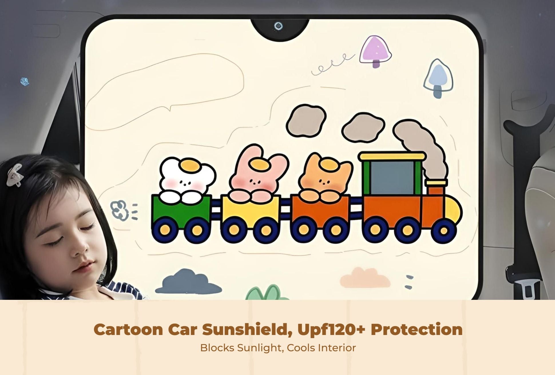 Car Window Shade, Privacy Shade Panel, Sunlight Protection, Suction Holder Sun Shield, Infant Side Window Shield