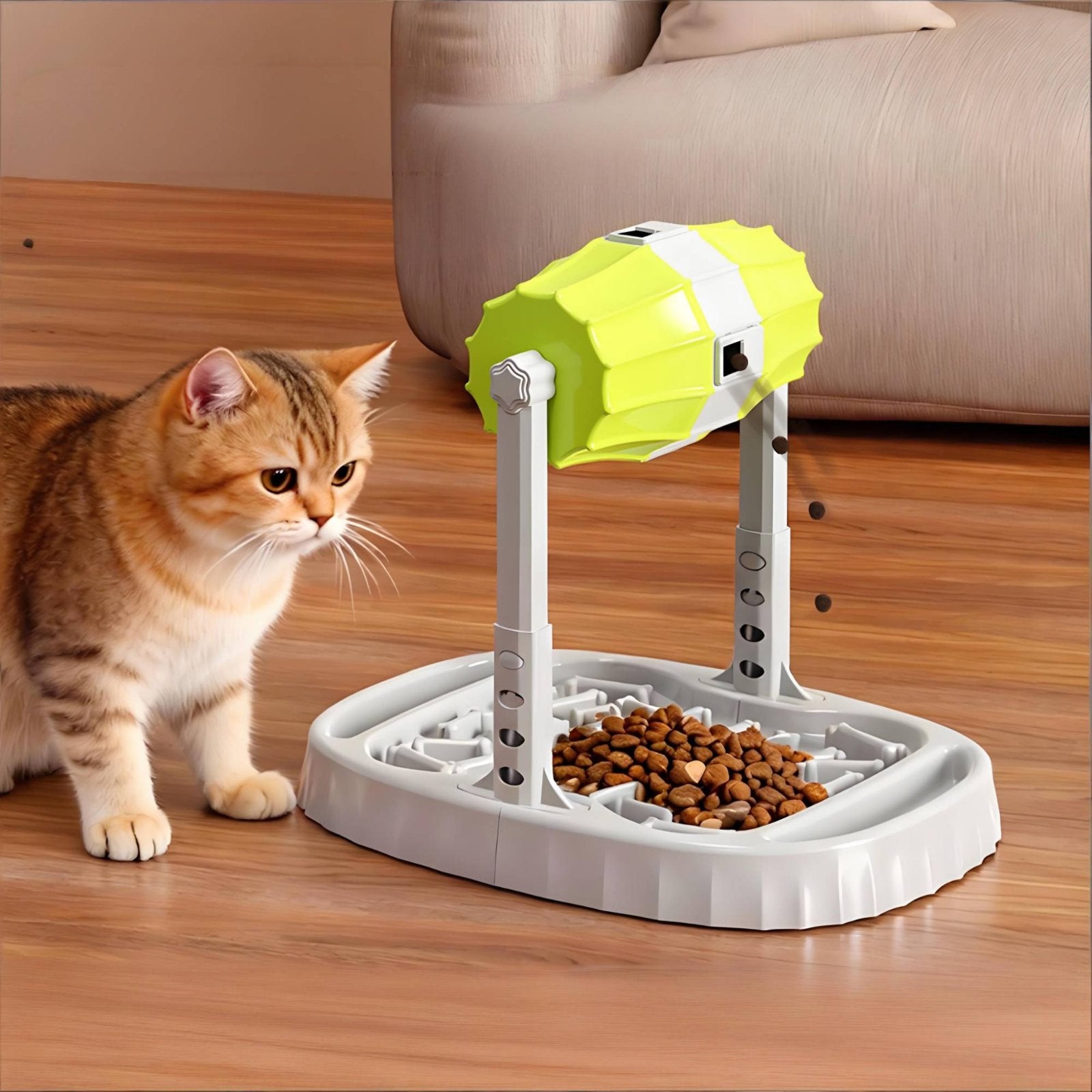 Rolling Slow Feeder Reduces Bloating Anti Gulping Dog Bowl Easy to Clean