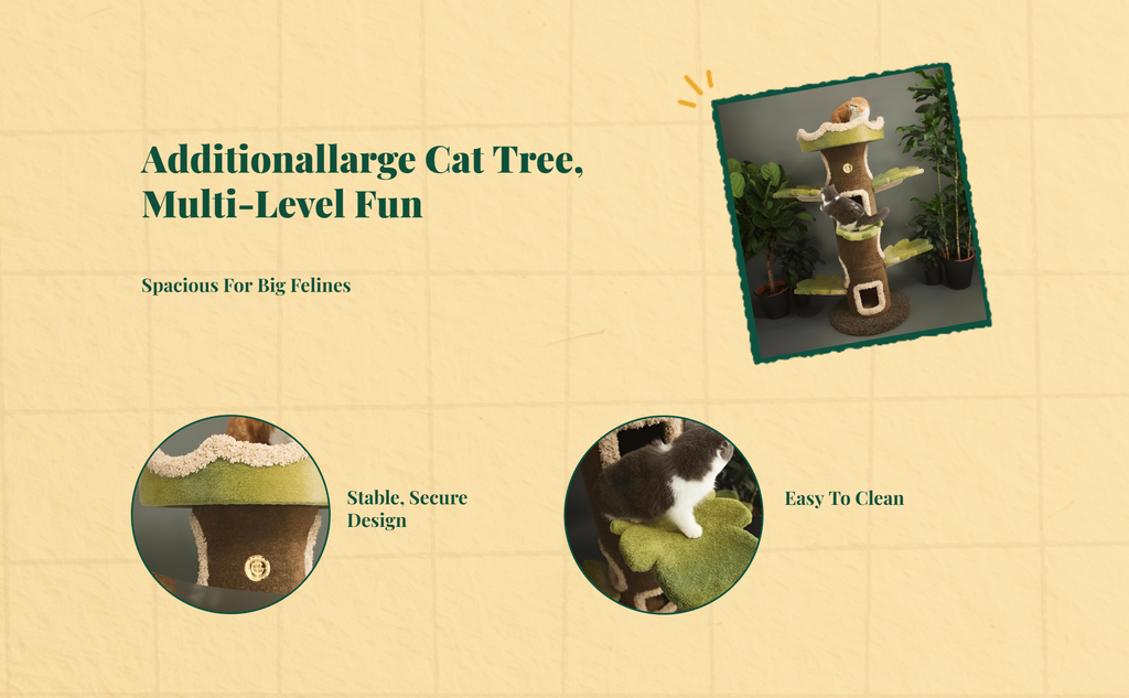 Cat tree with condo