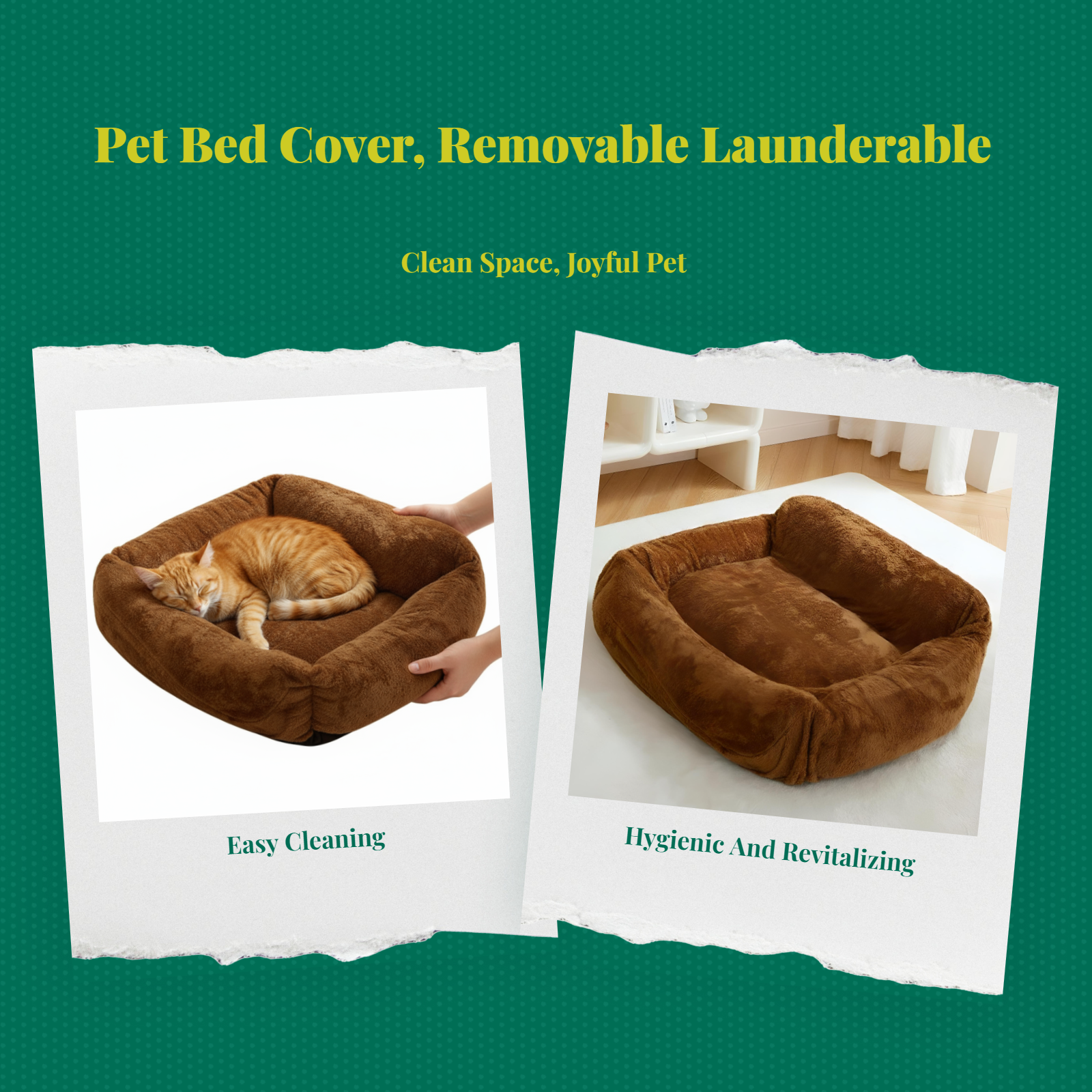 Removable dog bed cover, easy to clean, protects sofas