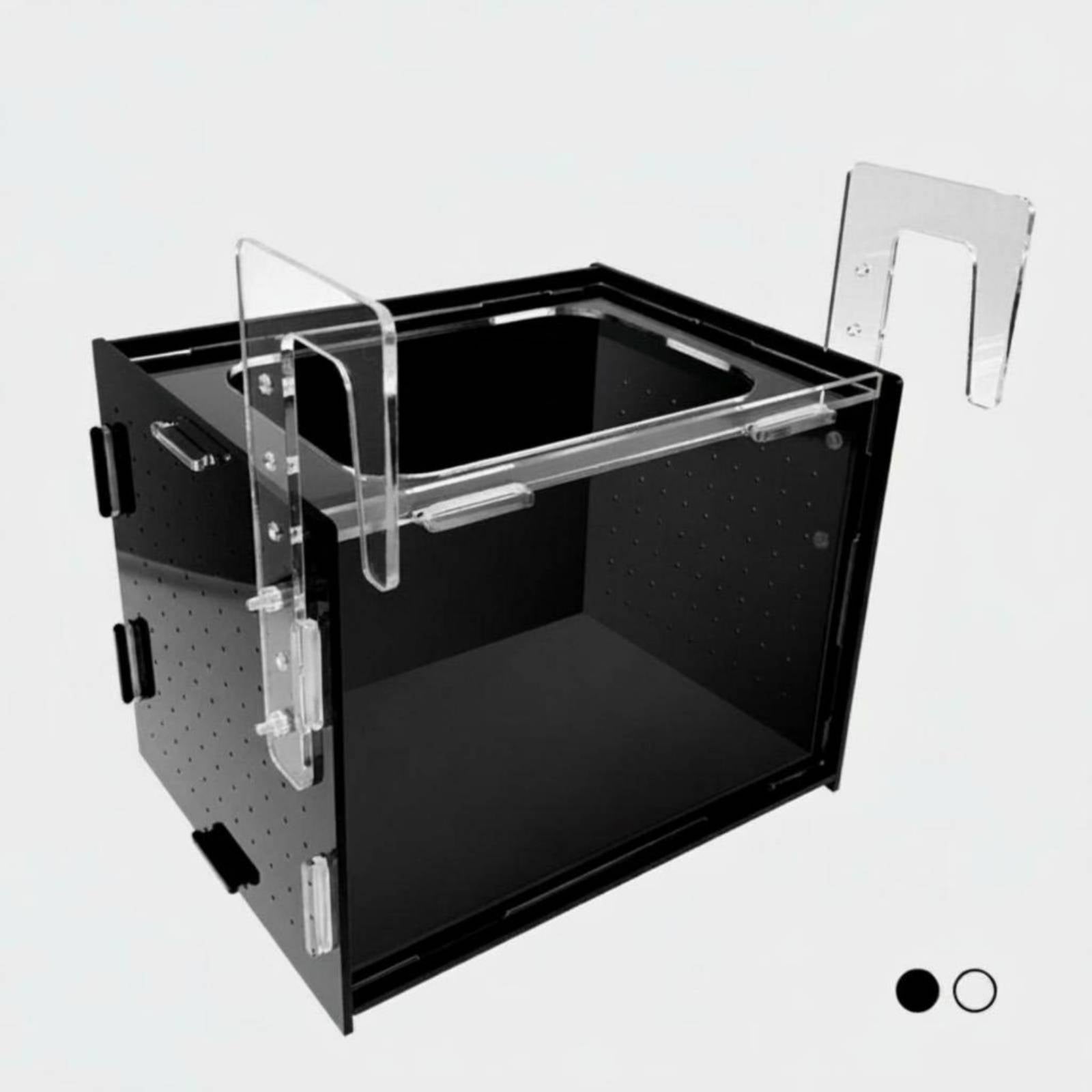 Acrylic Aquarium Isolation Box Transparent Perforated Aquatic Animal Separator