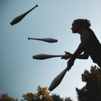3 Pieces Beginner Juggling Club Long-Lasting Juggling Club Bright Color
