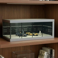 Parking Garage Display Scene Detailed Scene Design 1:64 Car Display Case