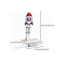 DIY Launcher Kit Clear Plastic Air Launcher Kit Safe Landing