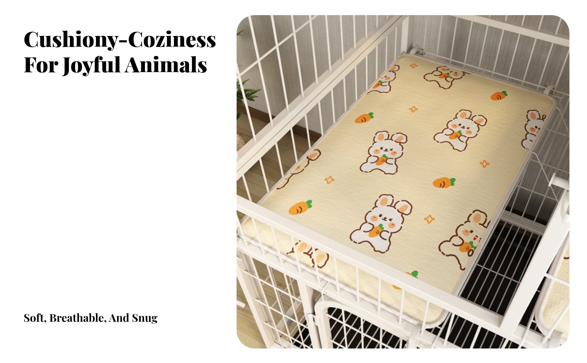 Woven enclosure Liner throughout the year Pet Mat Breathable for Indoors, Playpen