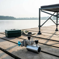 Fishing Chair Mount Aluminum Alloy Rod Holder Bracket Anti-Loss Screws Universal for Anglers