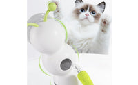 360 Rolling Soft Feather Tail Electric Feline Toy Long-Lasting