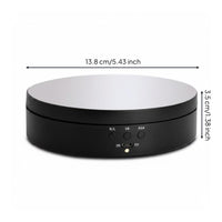 USB Charging Turntable Rechargeable Battery Support for Shop Showcase