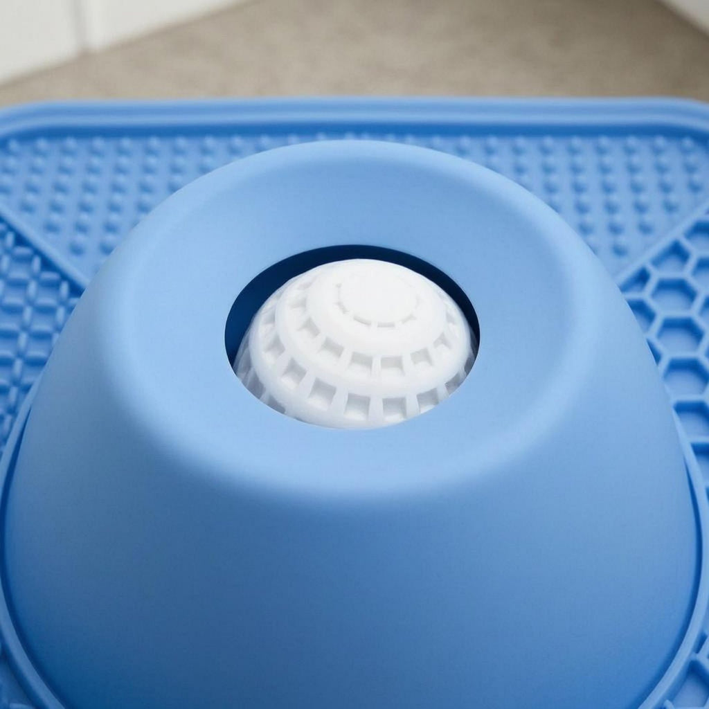 Square Slow Feeder Bowl Anti-Slip Slow Feeder Dog Bowl Dishwasher Safe