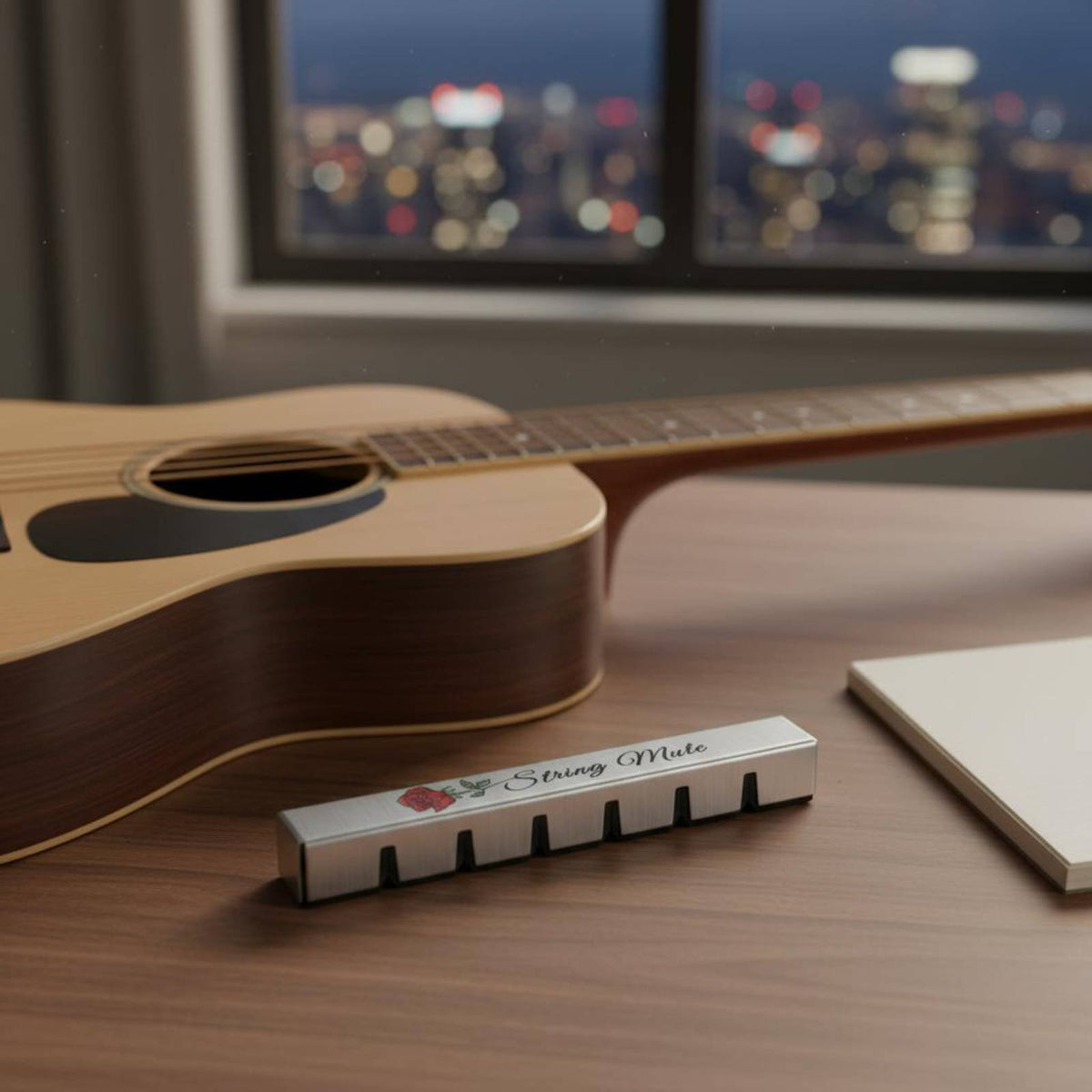 Acoustic Guitar Reduces Volume Guitar Mute Adjustable Muting Effect